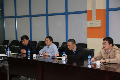 万名干手下下层烟台市国企一队到威廉希尔williamhill软件公司调研座谈